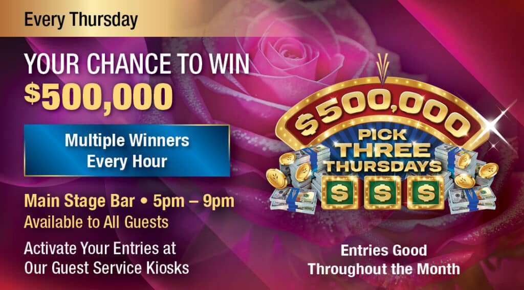 $500K Pick Three Thursday May 2025