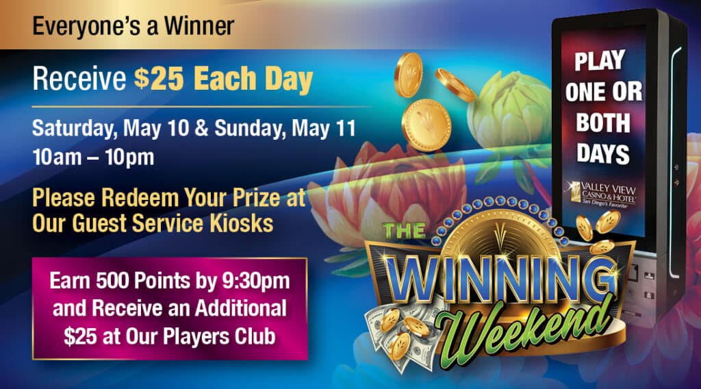 Winning Weekend May 2025