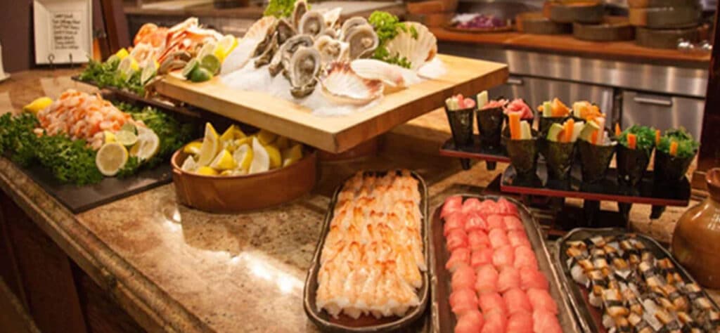 all you can eat seafood buffet